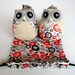 Maco - the Little Cute Owl Doll with Bag: plush, keychain, children, kid, baby, boy, girl, kid, eco, soft, red, balck, grey, gray