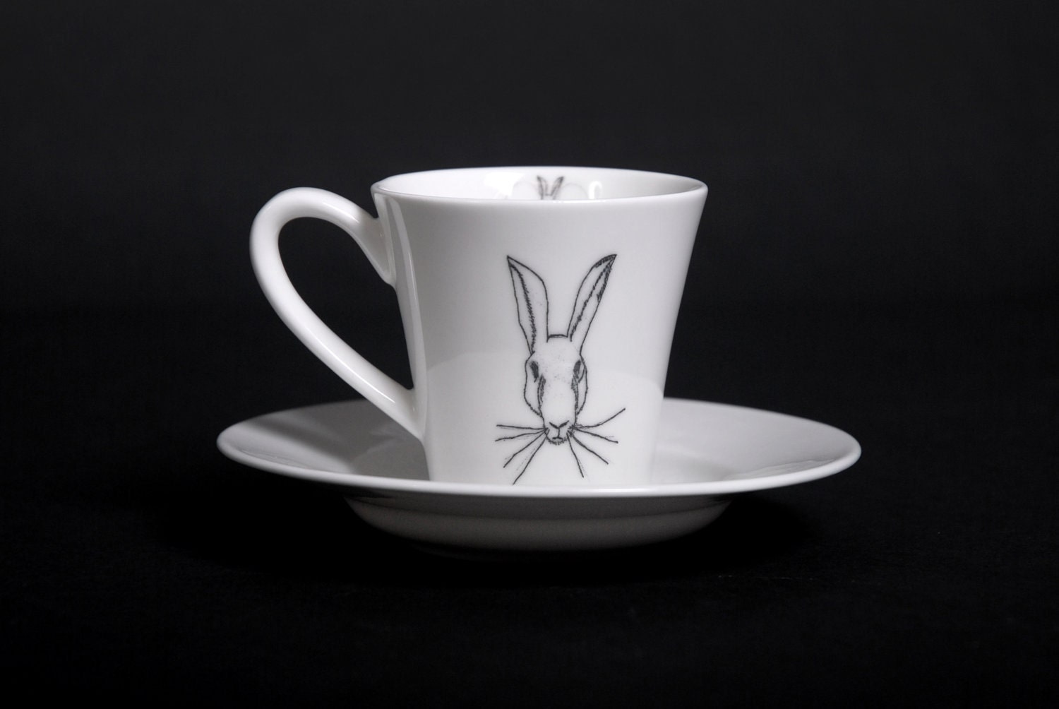 Hare Espresso Cup and Saucer.
