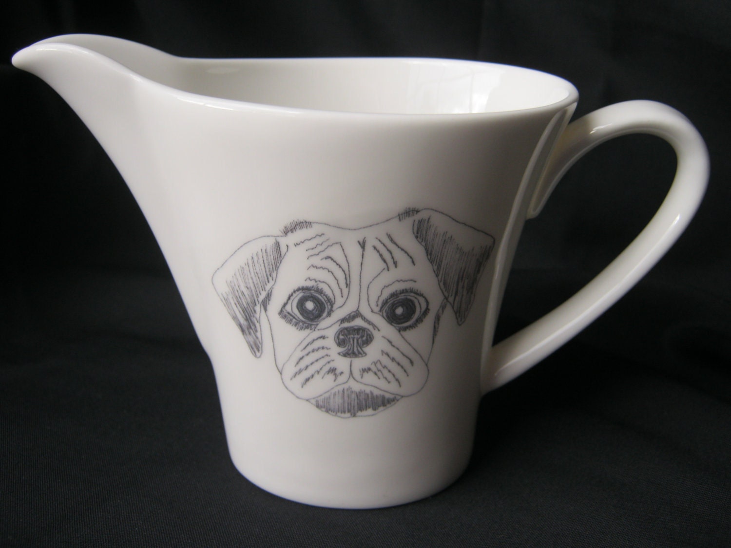 Pug Milk/Cream Jug