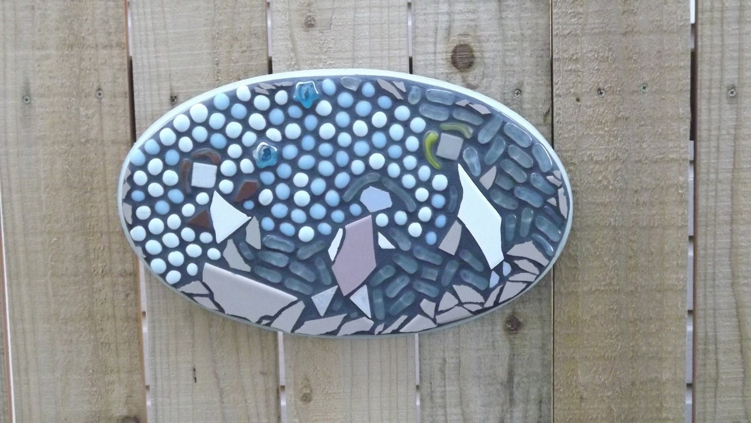 Mosaic "Children at Play" wall hanging