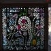 Mosaic flower garden vintage window