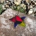 Fused Glass Christmas Ornament Star