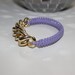Chunky Chain & Lace Bracelet
