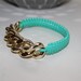 Chunky Chain & Lace Bracelet