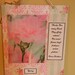 Beautiful Flower Photo transfer mixed media artwork Spring Poem