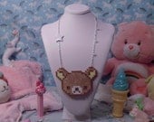 Brown Rilakkuma Necklace