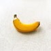 Banana Brooch. Handmade yellow brooch, for summer mood, funny fruit jewelry, bright jewelry