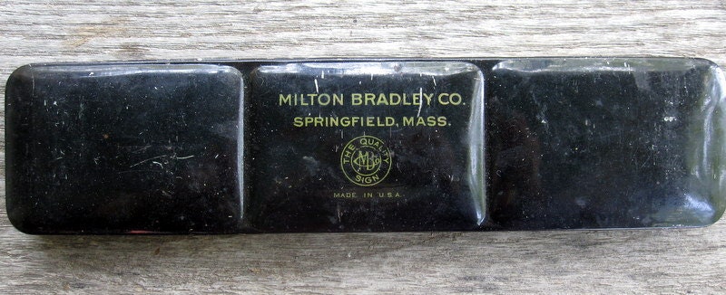 Vintage Milton Bradley Watercolor Tin