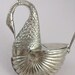 RESERVED FOR DAISYHENG Silver Swan Purse- Silver Plated Swan Purse with Velvet Interior