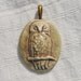 What a Hoot - Owl Steam Punk Porcelain Pendant Make your own treasure