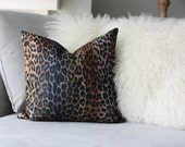 SALE 20.00   20"x 20" Cheetah felt pillow