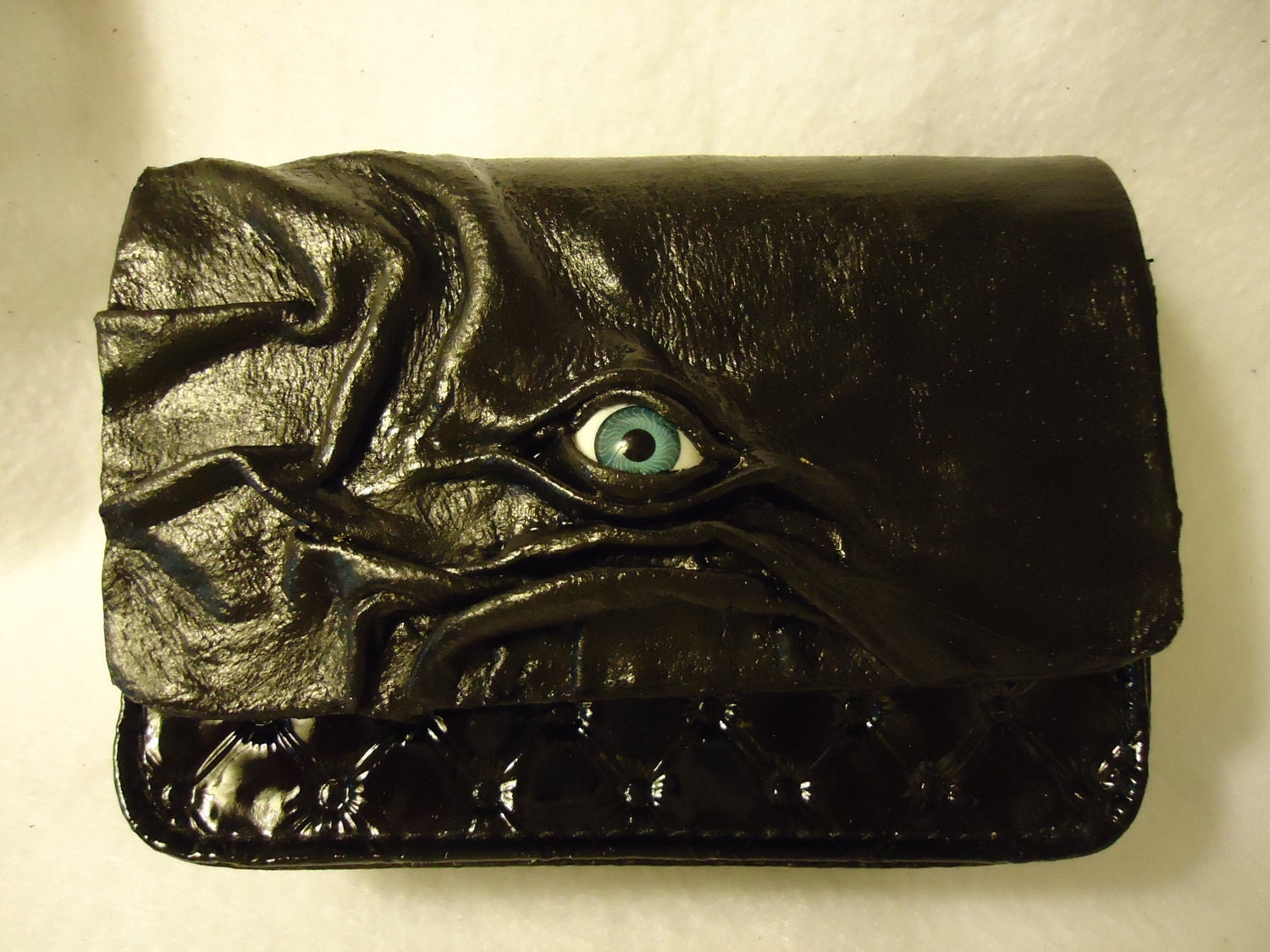 Leather Purse Clutch Goth Halloween Witch Wiccan Pagan