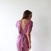 Prom dress , Maxi Evening Dress , Purple Plum Dress
