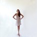 Women ,Pleated , Pearl Purple Dress