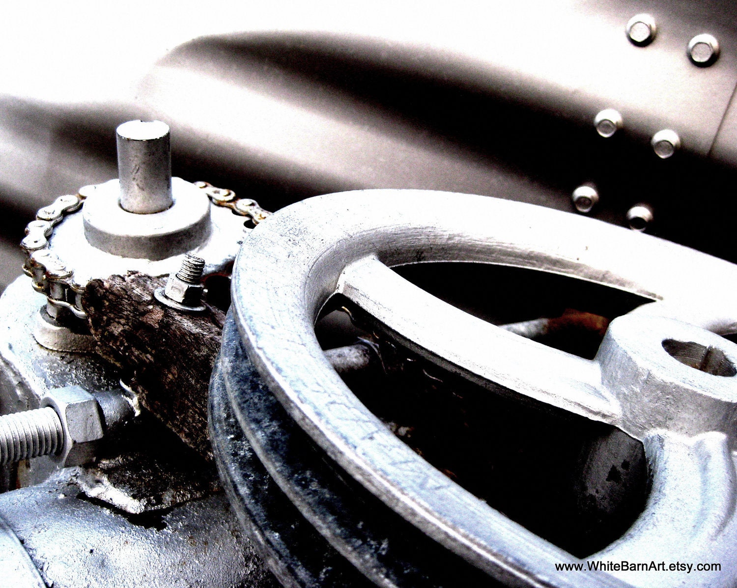 Mechanisms - 8 x 10 Fine Art Photography Print - Modern Minimalist Industrial Metal Decor - FREE SHIPPING - TAGT team