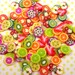 120pcs FRUIT Polymer Clay Fimo Cane Slices for Decoration, Decoden, Nail Art (approx. 120 pieces)