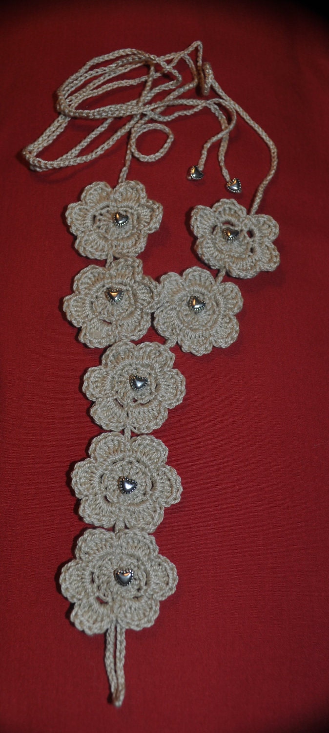 Crochet Barefoot Sandals, wedding, beach or pool wear, yoga, dance, anklets, natural, gem stones, silver toned hearts
