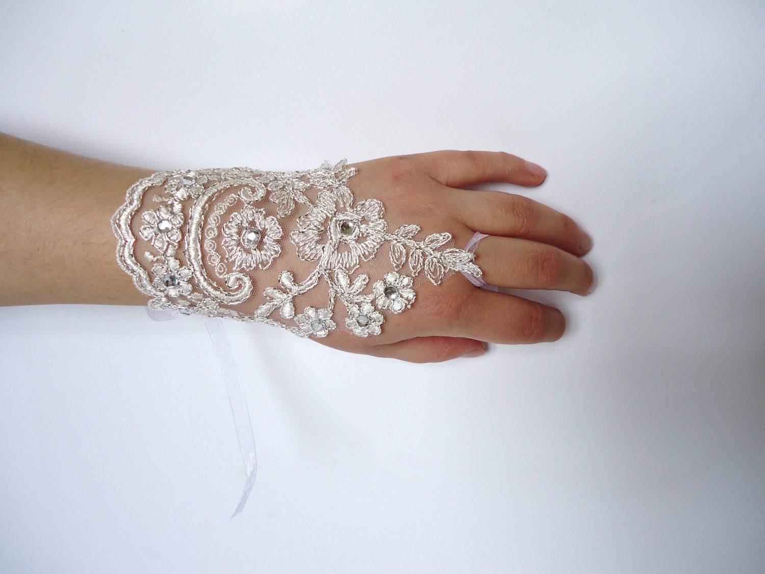 Wedding Gloves, Wedding, Bridal Gloves, Fingerless Gloves, Ivory, Wedding accessories