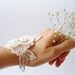 Bridal cuff, Bridesmaids Accessories, Wedding cuffs, Ivory Lace Bracelet, Women accessories,