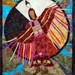 Native American Fancy Shawl Dancer, art quilt