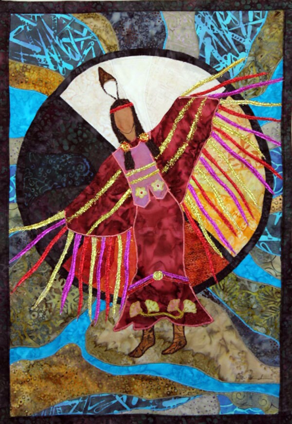 Native American fancy Shawl quilt