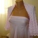 Free Shipping light pink Bolero - Knitted Shrug Bolero- Chic Elegant Women Accessories - Spring Summer Fashion, jacket bolero, crochet ,