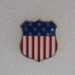 American Flag Pin - American Flag Shield Lapel or Tie Pin - Patriotic Pin