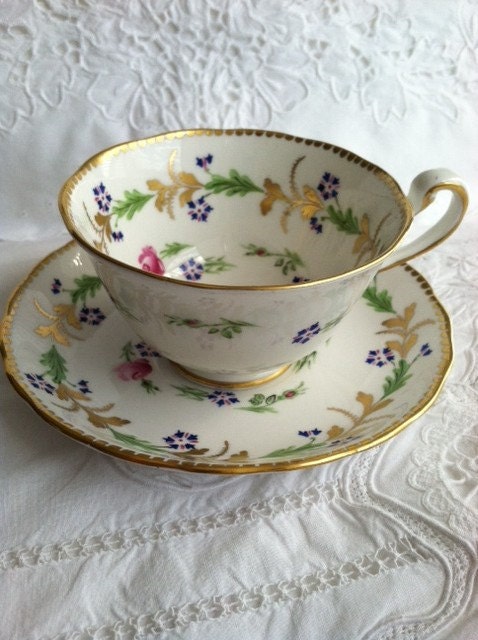 Royal Chelsea Bone China Made In England Tea Cup and Saucer