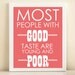 Young & Poor Typography Art Print: 8x10 Inspirational Quote Poster in 4 Color Schemes, Rainbow Sherbert - Orange, Pink, Green, Blue
