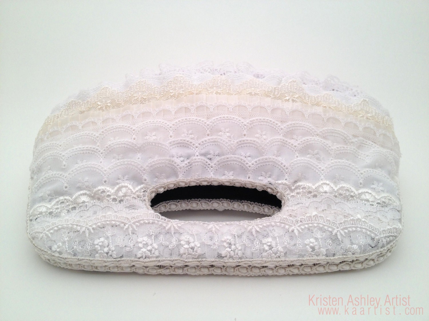 Layered Lace Covering for your Medium-Sized Wedding Purse, Clutch, or Handbag