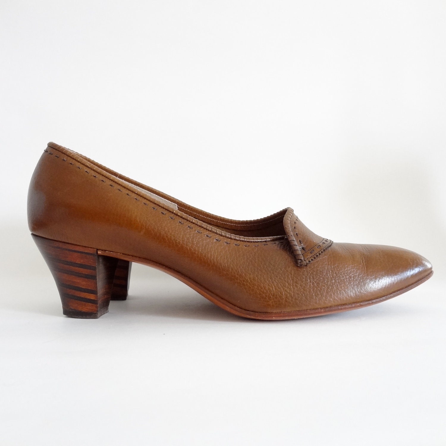 camel colored pumps