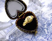 Edwardian 18ct Gold Diamond Ring Antique Gothic Star Engraved Fern Leaves