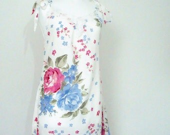 Upcycled Woman's Clothing Romantic Eco Style Little Dress Summer Fashion Doll Party  Inspired Fairy gown OOAK