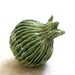 Handmade Ceramic Decorative GREEN POMEGRANATE