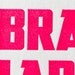 Letterpress Congratulations Card - Big Brass Lady Balls- Neon Pink