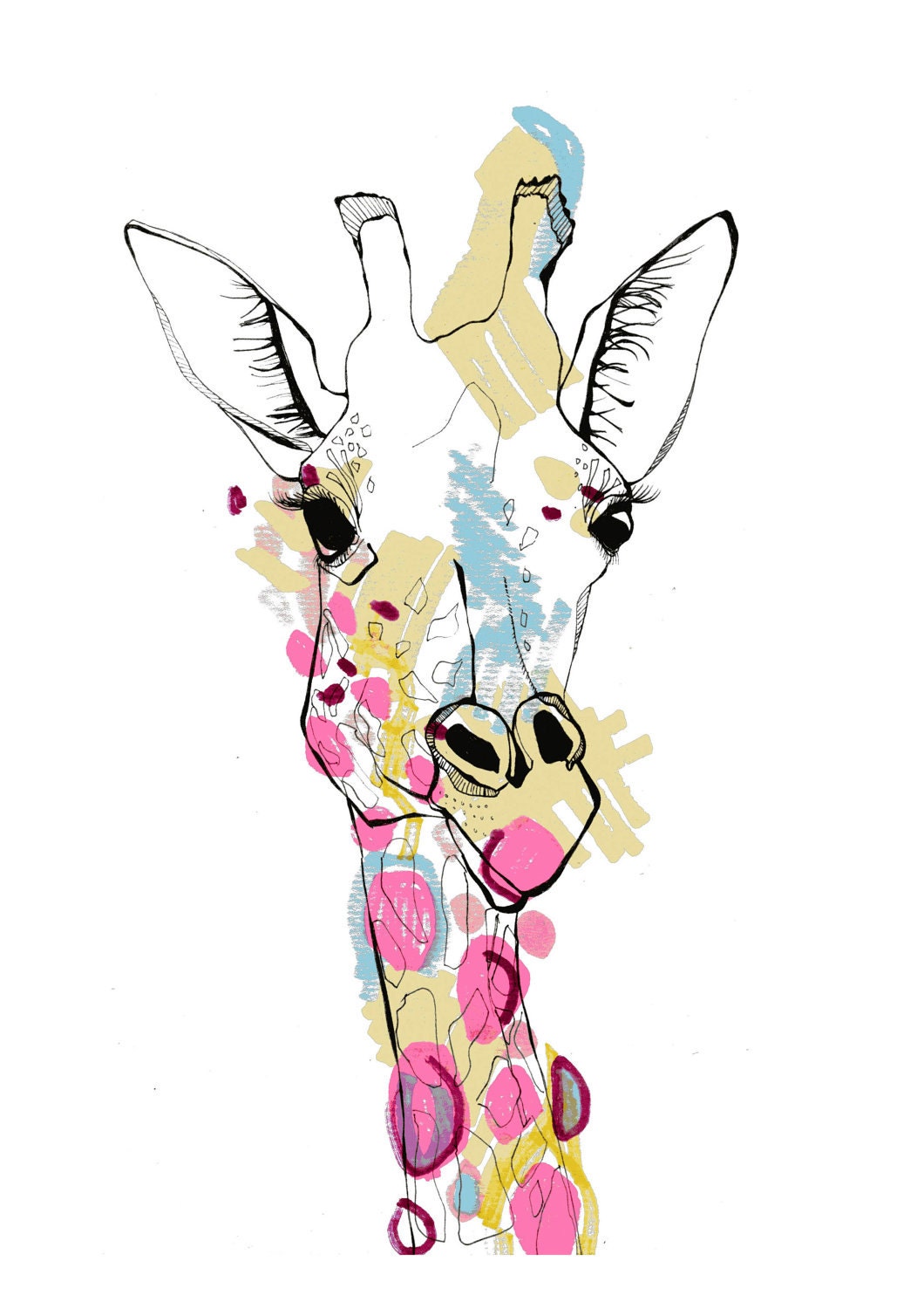 G-RAFF illustration limited edition print A4