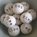 clay hug and kiss ball vase fillers