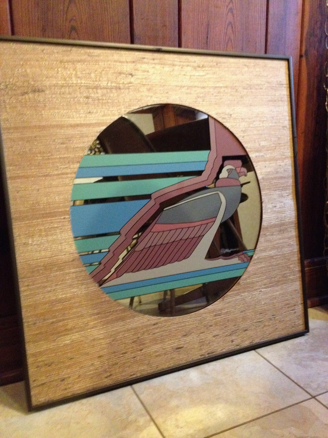 Vintage1979 Original Greg Copeland Studio Mirror Art