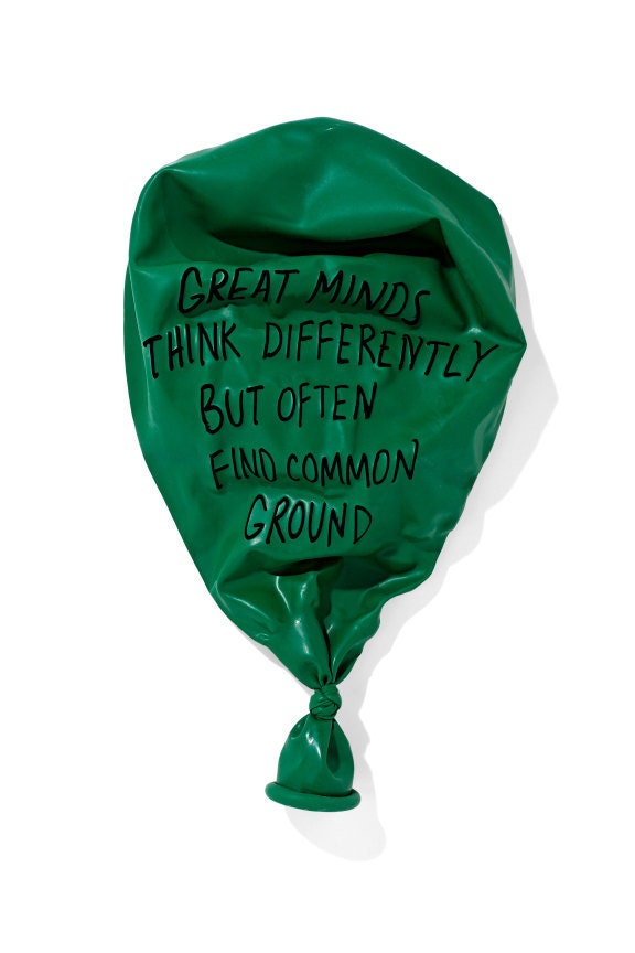 Great minds think differently but often find common ground