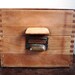 Vintage CARD FILE BOX Industrial Office Home decor