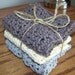 Set of 3 Hand-knit Dish Cloths