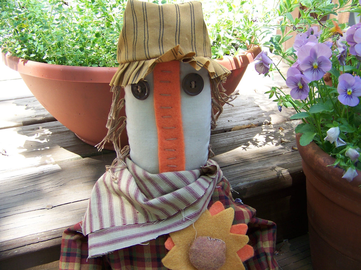 Primitive Large Scarecrow Doll