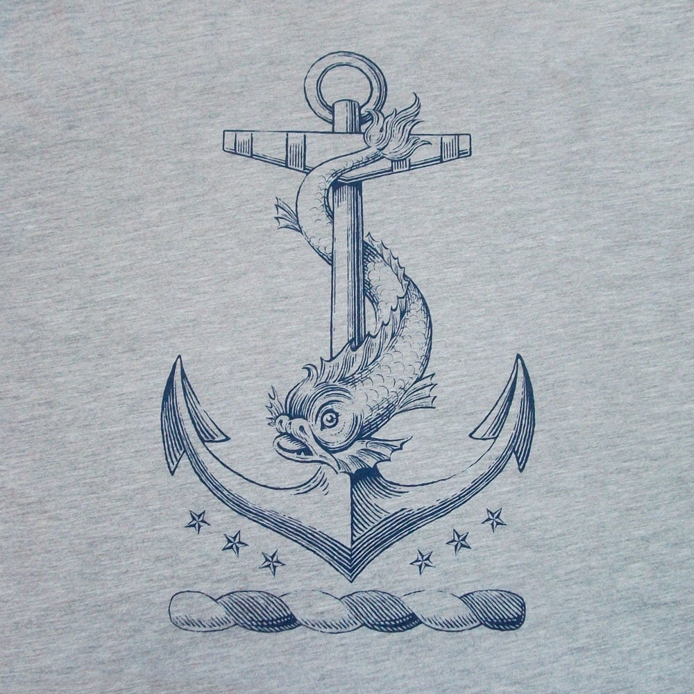 anchor t shirt nautical dolphin vintage tattoo by anchor t shirt nautical dolphin vintage tattoo by