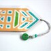 Graphic Modern Tribal Bookmark - Original Art - Medium size