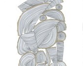 April 22, 2012 (Pile 2) - original ink and watercolor drawing