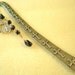 Metal Rosary Bookmarker/Black & White