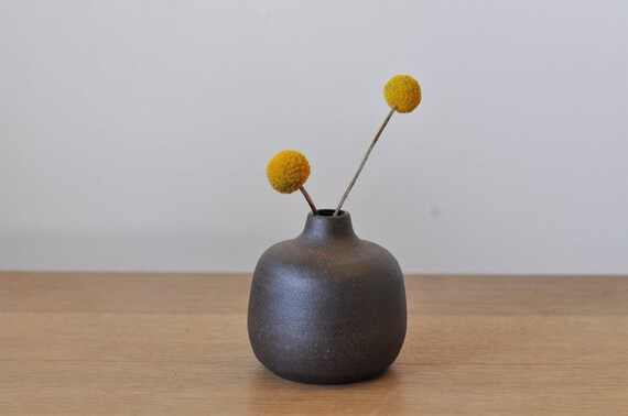 Earthy Chocolate Brown MIni Vessel