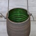 Modern Simple Dark Brown Hanging Planter - Large