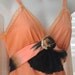Orange Slip Dress, Size Small/Med