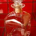 Italian Glass Decanter with Cork Stopper